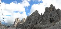 Panorama dal rifugio Mulaz